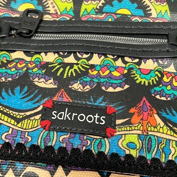 Sakroots Artist Circle Small Flap Messenger Bag -Rainbow Spirit Desert - Picture 2 of 8